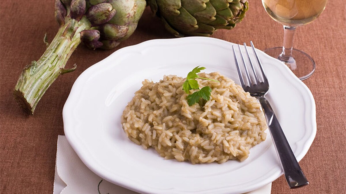 Risotto Cremoso de Alcachofas