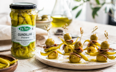 Receta de gildas con guindillas Rubio